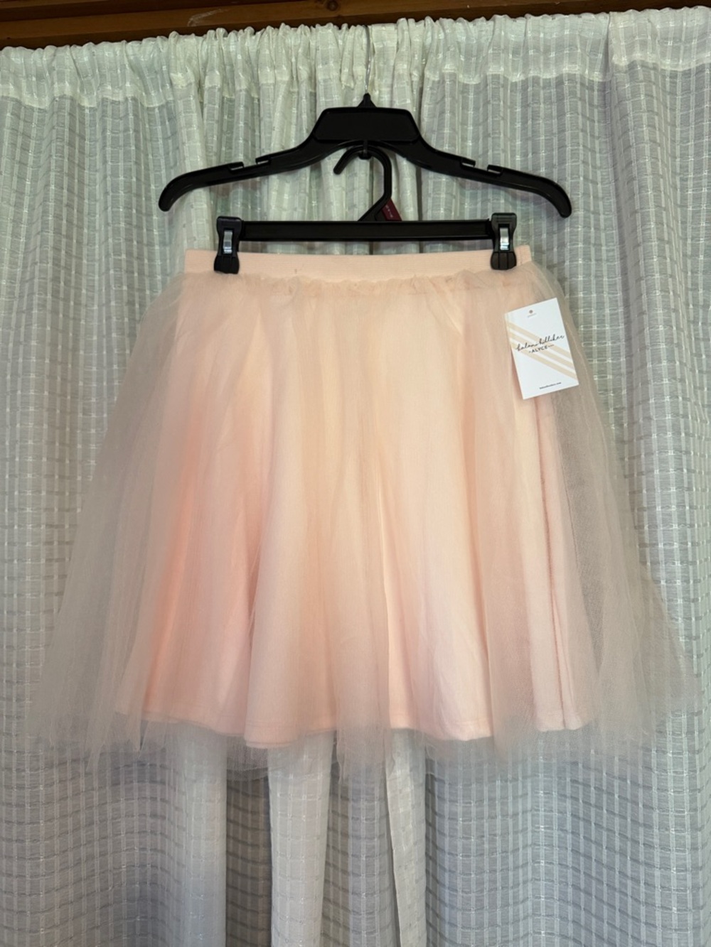 Alyce Paris Blush Pink Tulle Skirt - Flared Circle Silhouette